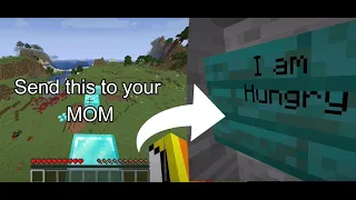 Minecraft , send this to your Mom - wait till the end 😹😹😹🙀🙀🙀