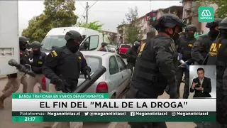 El fin del "Mall de la droga": Banda desarticulada traficaba en varios departamentos de Colina