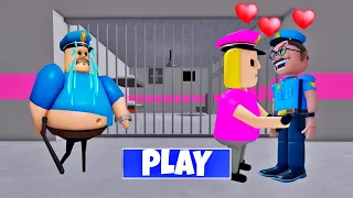 LOVE STORY | POLICE GIRL PRISON RUN! OBBY Full Gameplay #roblox