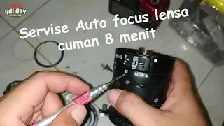 Tutorial cara perbaiki af lensa kit canon 18-55 yang mati