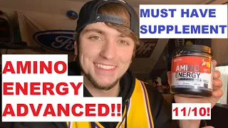 YOU NEED TO BE TAKING THIS SUPPLEMENT FOR ENERGY! (AMINO ENERGY ADVANCED REVIEW)