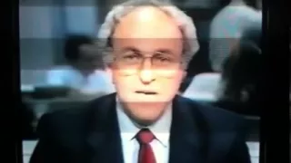 Crash of 1987- Live news reports of Stock Market Crash