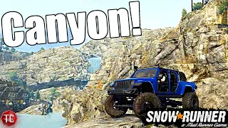 SnowRunner: NEW REALISTIC ADVENTURE! Trails, Rocks, and CANYON!