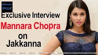 Mannara Chopra Reveals her Character in Jakkanna Telugu Movie | Exclusive interview | Sunil