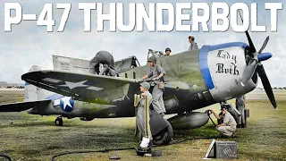 P-47 Thunderbolt | The Mighty Aircraft That Helped Win WWII Nicknamed "The Jug"