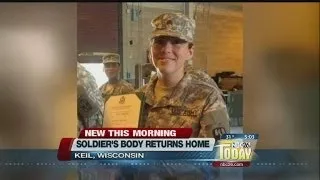 Soldier's Body Returned Home