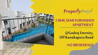 2 BHK semi furnished apartment | Godrej Eternity, Off Kanakapura Road  | PropertyAngel (8486)