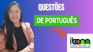 Questões da banca Ibam (Português)