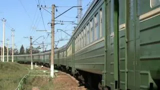 Электропоезд ЭР2Т-7177 станция Звенигород