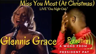 Glennis Grace - Miss You Most (At Christmas)- LIVE - REACTION VIDEO