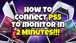 How to CONNECT PS5 to your Monitor (EASY) (NO ADAPTERS)
