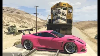 GTA V: Unstoppable Train CRASHES VOL. 1