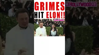 ELON MUSK'S girlfriend GRIMES HITS him at red carpet!!