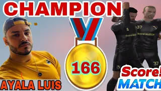 Score match ! GOLD MEDAL 🥇 166 with formation 4-4-2 by MASTER PLAYER ayala luis from Cuba 🇨🇺 ⚽️