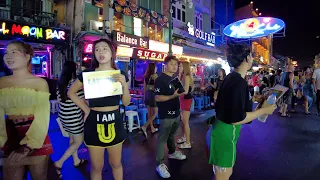 Khaosan Road Nightlife in Bangkok, Thailand 2023