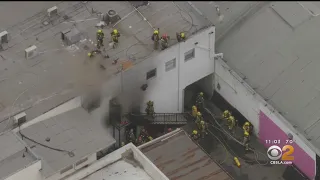 Man found dead in Hollywood recording studio fire