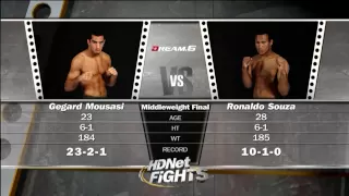 Gegard Mousasi  vs  Ronaldo Jacare Souza HD - Dream 6