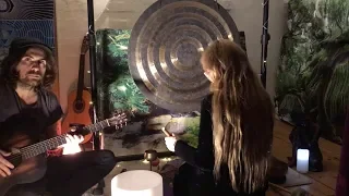 Melodic Vibrations (Sound Bath) Acoustic Guitar, Whale Sounds, Gong, Tibetan & Crystal Singing Bowls