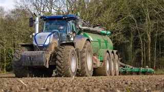 Güllefahren mit New Holland, Fendt und Claas Technik | Frühjahr '24 | Landwirtschaft in Dithmarschen