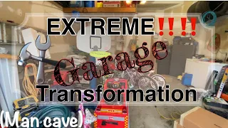 EXTREME GARAGE TRANSFORMATION ‼️ || Cleaning and organizing ideas || Cleaning motivation