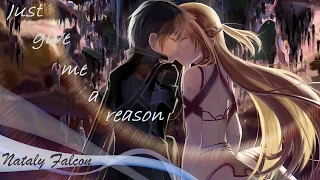 [AMV] SAO - Just give me a reason (Kirito&Asuna)