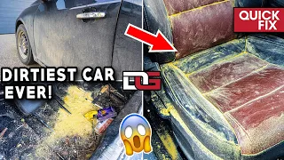 Deep Cleaning The Most INSANELY Dirty Car!