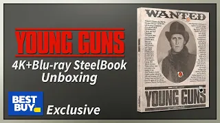 Young Guns Best Buy Exclusive 4K+2D Blu-ray SteelBook Unboxing