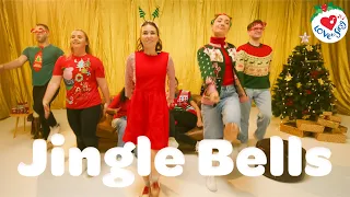 Jingle Bells Christmas Dance 🔔 Easy Christmas Choreography Dance Song