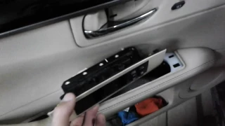 disassembly of the door card on a Lexus ES250
