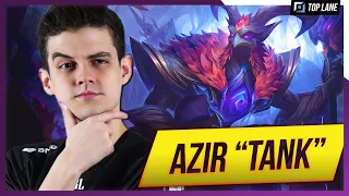 3K de HP sem item de TANK? Azir de APERTO na toplane!