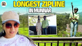 The Longest Zipline Adventure in Munnar 🌴| Explore with Naresh & Papri