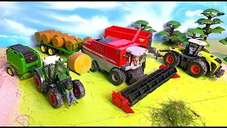 Trecker, Mähdrescher & Traktor - Bauernhof Fahrzeuge - Bauernhof Kinder - Farm Vehicles for Kids