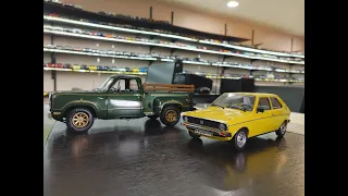 1:18 Diecast Review Unboxing Dodge Warlock by Auto World and VW Polo MK1 by BOS