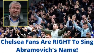 Roman Abramovich: Chelsea fans urged to stop chanting name of owner