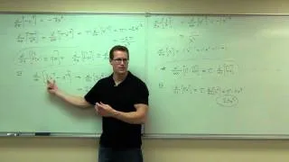 Calculus 1 Lecture 2.2:  Techniques of Differentiation (Finding Derivatives of Functions Easily)