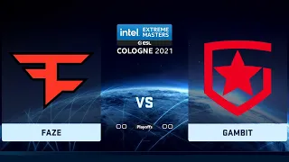 🔴  RU Gambit vs FaZe  | IEM Season XVI - Cologne