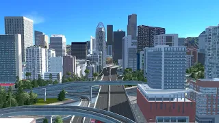 Ride over my 500k city center | Cities: Skylines | Lenox
