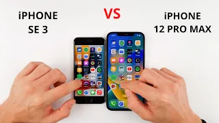 iPhone SE 3 vs 12 Pro Max | SPEED TEST