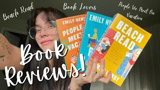 EMILY HENRY BOOK REVIEW! reviewing 3 of Emily Henry's books | Book Lovers review | Beach Read review