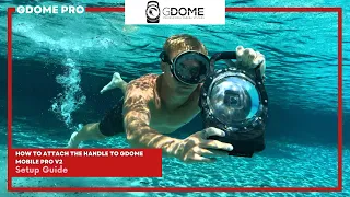 How to install the side handle grip on the GDome Mobile 3 or 2 universal underwater case