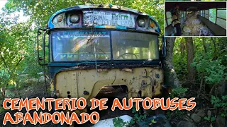 ENCUENTRAN ASOMBROSO CEMENTERIO DE AUTOBUSES ABANDONADO EN EL BOSQUE