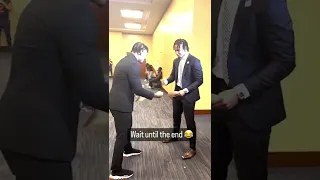 C.J. Stroud and Jaxon Smith-Njigba did the tortilla challenge at Big Ten Media Days 🤣