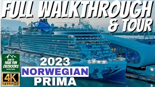 2023 NCL Prima | Full Ship Walkthrough Tour & Review 4K | Norwegian Cruise Lines