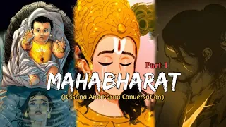 ✴️Mahabharat Part-1🚩|| Krishna And Karna Conversation ⚡ || @the_mighty_hindu_