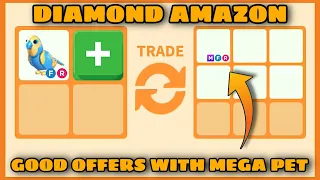 😍😍9 LATEST OFFERS FOR EXOTIC DIAMOND AMAZON!! CAN GET A MEGA PET!!😱😱 RICH SERVER ADOPT ME