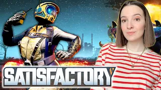 ПЕРВЫЙ ВЗГЛЯД на SATISFACTORY | Прохождение САТИСФАКТОРИ на Русском | Обзор | Стрим | Начало