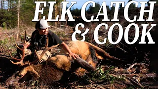I Got a BIG Bull Elk! - Elk Catch & Cook on the Oregon Coast