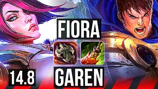 FIORA vs GAREN (TOP) | 8/1/13, 67% winrate, Dominating | TR Master | 14.8