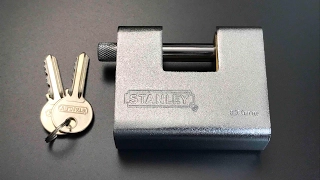 [394] Stanley 80mm Armored Shutter Lock Picked