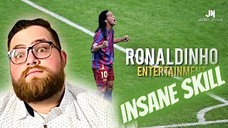 NFL Fan REACTS to Ronaldinho: Football’s Greatest Entertainment!!